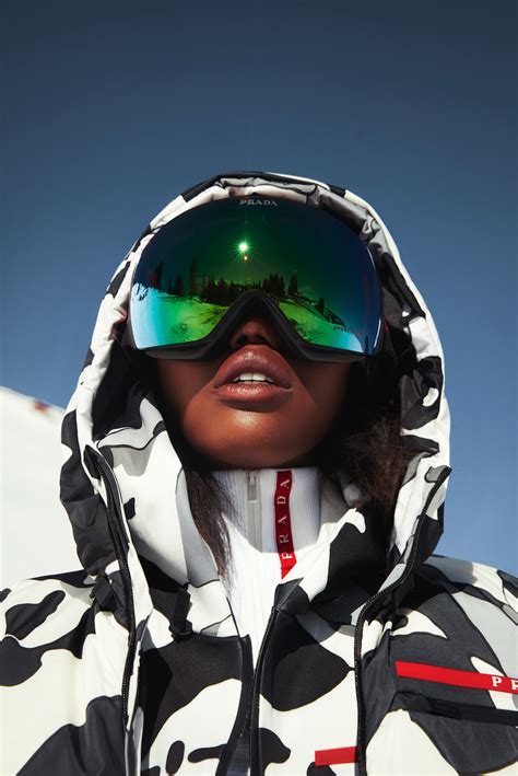 prada snow helmet|Prada ski gear for women.